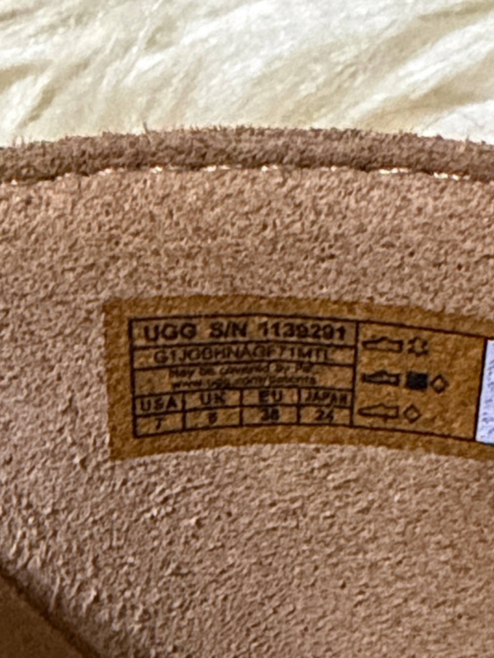 UGG Women's Abbot Slide Platform Sandal in Chestnut 7 - Picture 4 of 6